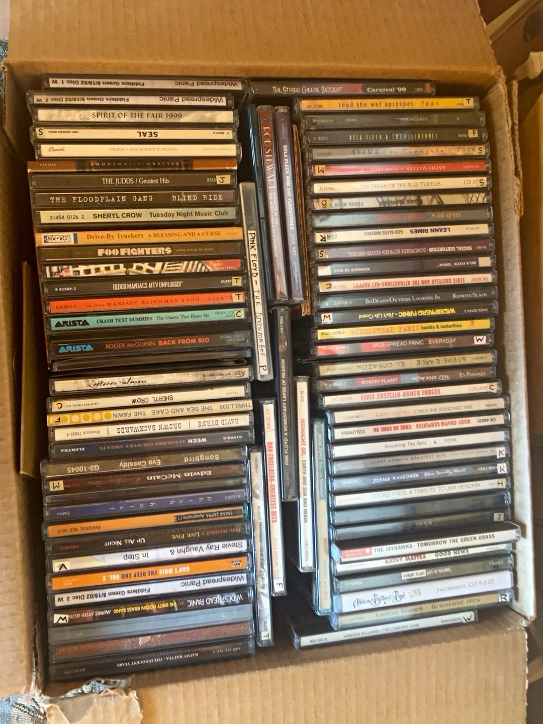 Rock CD Mixed Lot  of 80+ Sting Sheryl Crow Foo Fighters, Wide Spread P