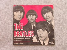 The Beatles STRAWBERRY FIELDS FOREVER/PENNY LANE Picture Sleeve Only Spain 1967 picture