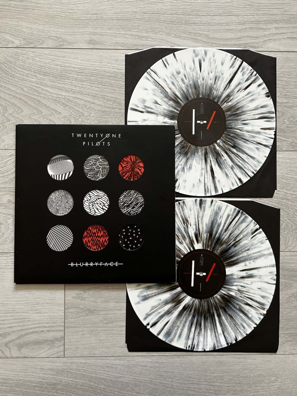 Twenty One Pilots Blurryface White W/ Black Splatter Hot Topic Vinyl 2LP RARE