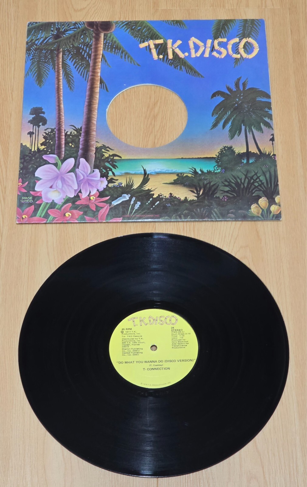 T-Connection ‎Do What You Wanna Do/Got To See My Lady Vinyl -Record -Tested LP