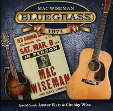 Bluegrass 1971 by Mac Wiseman (CD, 2010) ***PRISTINE*** picture