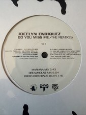 NOS SEALED Do You Miss Me [Single] by Jocelyn Enriquez (Vinyl, Oct-1996, picture