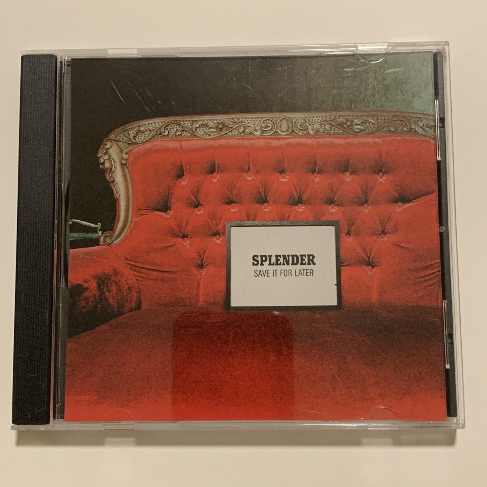 Splender Save It For Later CD Promo Single
