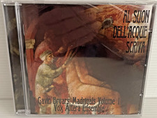 Gavin Bryars Madrigals Vol 1 Al Suon Dell'acque Scriva CD Factory Sealed NEW picture
