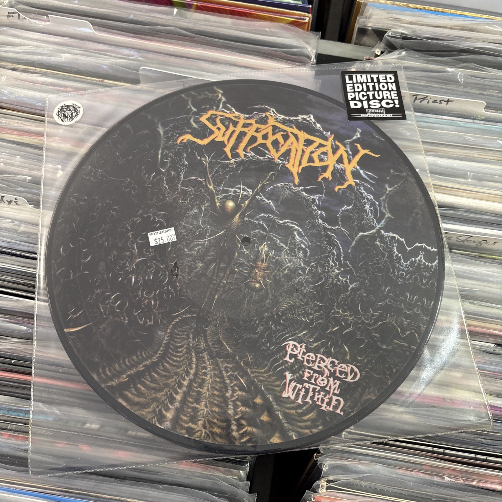 Suffocation – Pierced From Within LIMITED VINYL LP ALBUM PICTURE DISC