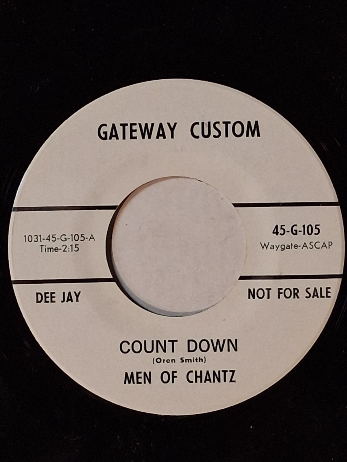 MEN OF CHANTZ   Count Down / As Time Goes By   GATEWAY CUSTOM 105  DJ   M- Surf