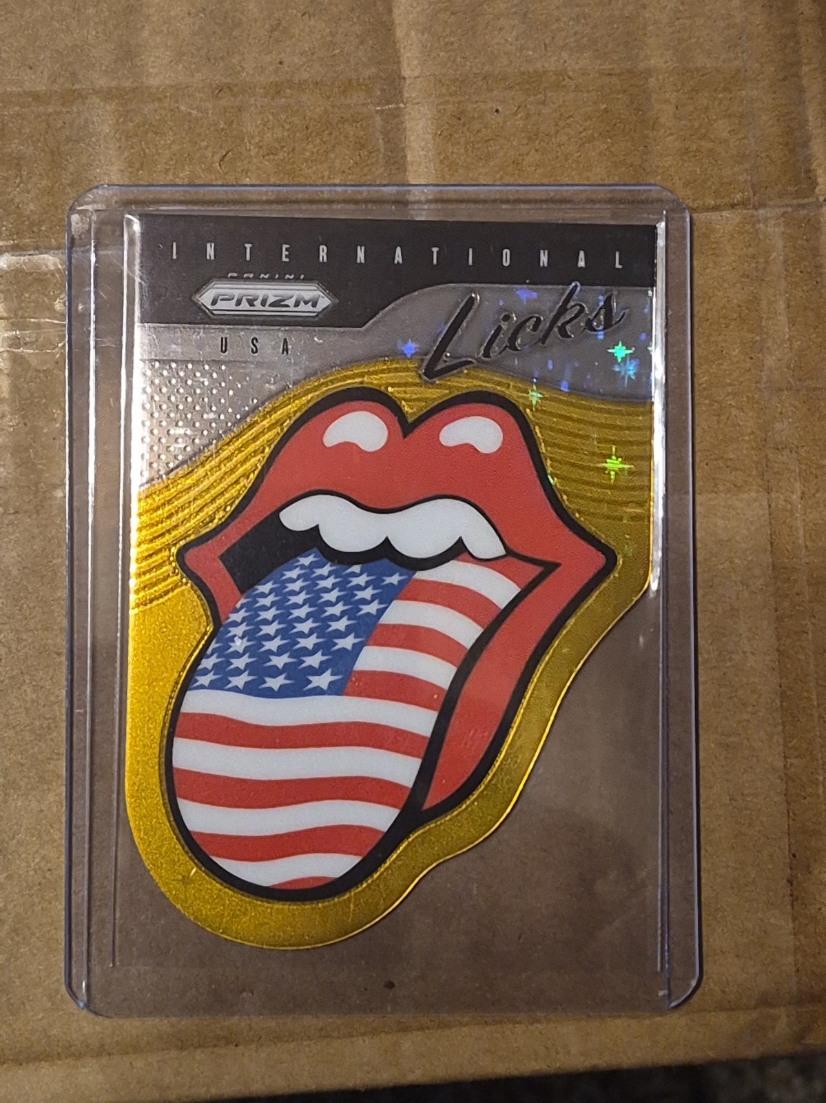 2025 Prizm Rolling Stones United States USA Licks Netherlands Gold 8/10