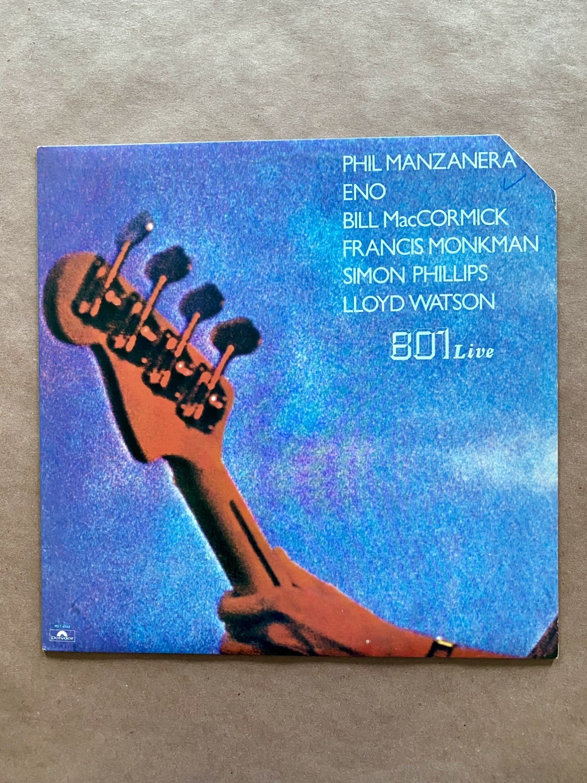 Phil Manzanera Eno + 801 🎸 801 Live 1977 Polydor FIRST US Vinyl Press VG+/NM 