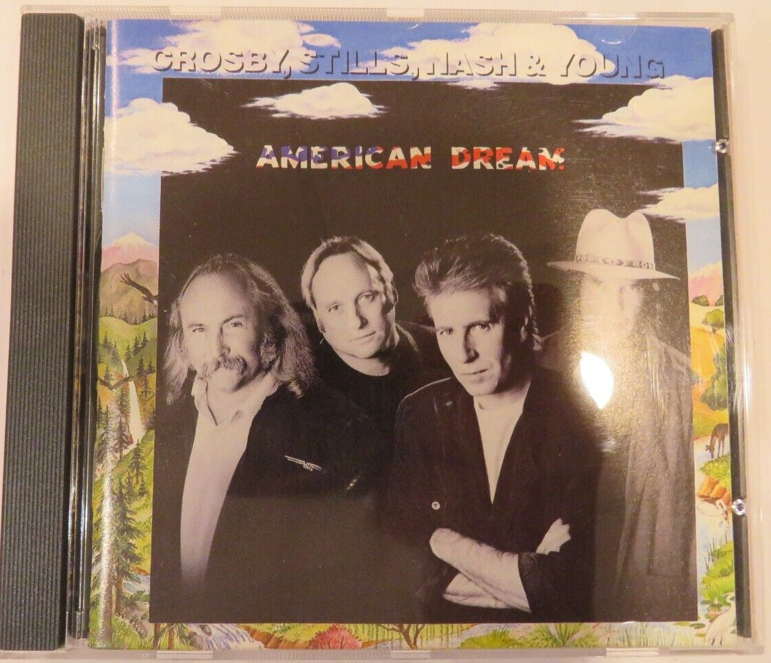Vintage 1990 CD  - American Dream - Crosby, Stills, Nash & Young -Rock -Atlantic