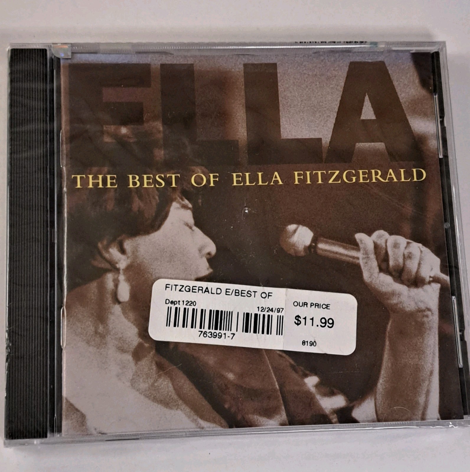 The Best Of Ella Fitzgerald Audio CD Jazz Music Vintage NEW / SEALED 