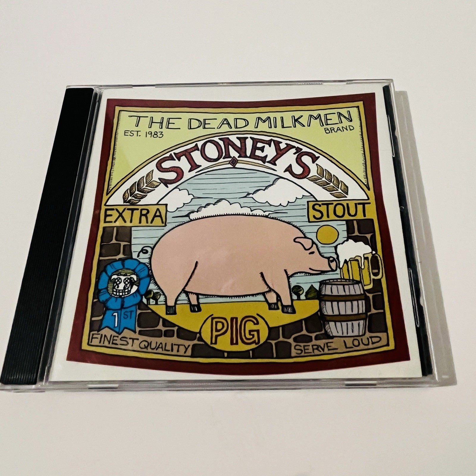 Vintage The Dead Milkmen Stoney\'s Extra Stout (Pig) CD  First US Press 1995 NM