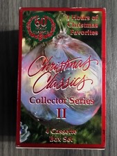 RARE VINTAGE 1995 CHRISTMAS CLASSICS COLLECTOR SERIES 2. 4 CASSETTE BOX SET NEW picture