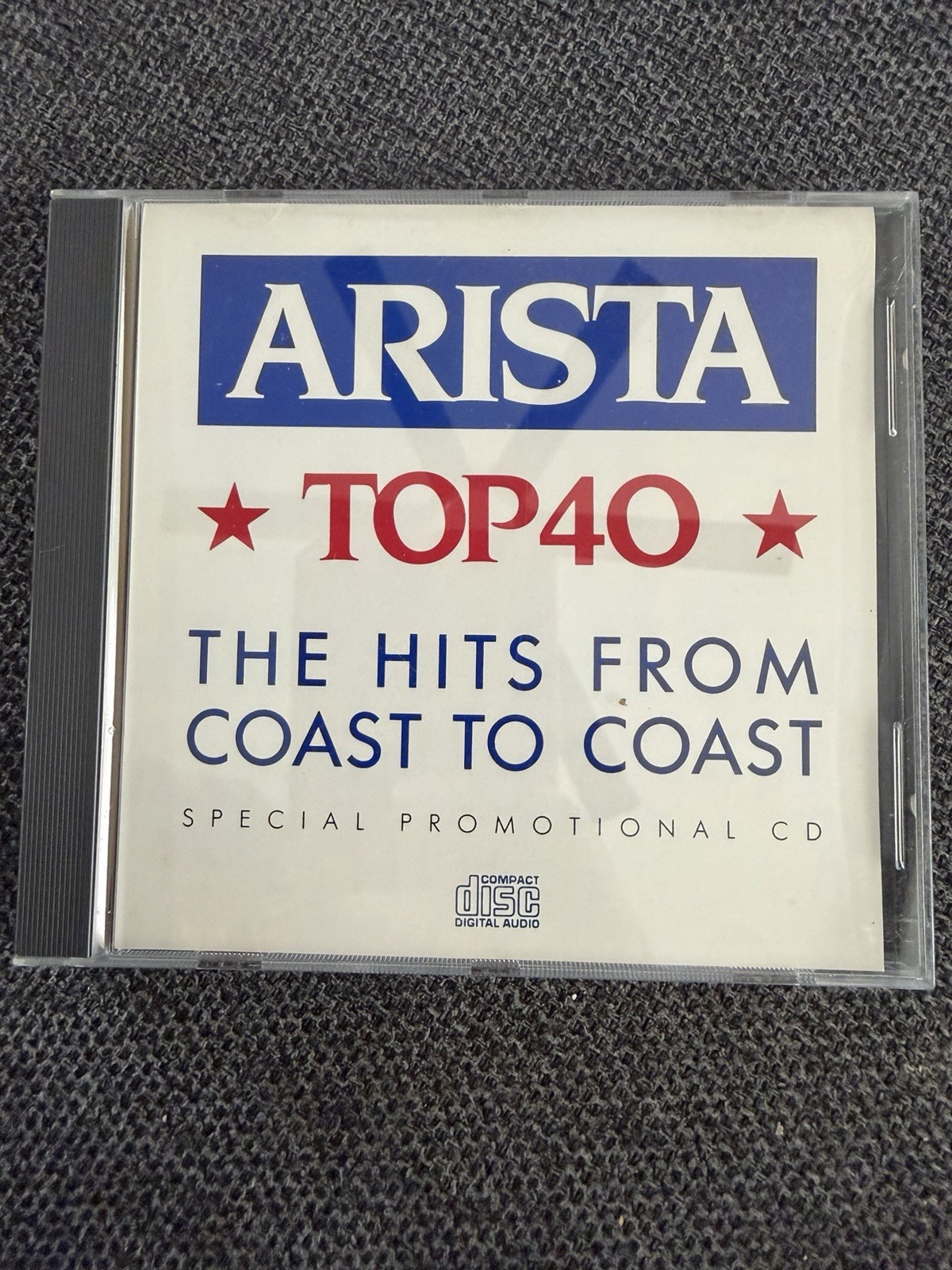 Arista Top 40: The Hits From Coast to Coast CD 1988 PROMO ASCD-9756 Rare