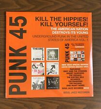 PUNK 45 KILL THE HIPPIES KILL YOURSELF 2 LP ORANGE VINYL COMP NEW SEALED RSD picture