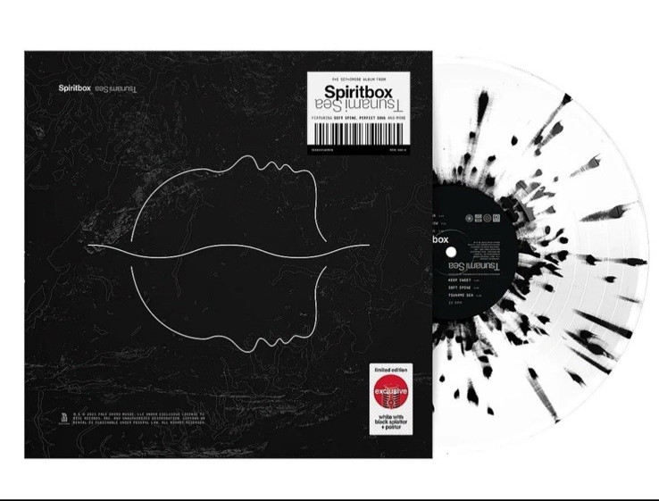 Spiritbox Tsunami Sea Black and White Splatter Vinyl + Poster (Target Exclusive)
