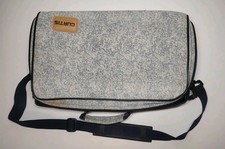 Vintage Denim Jeans 36-Slot Audio Cassette Tape Carrying Case Briefcase Storage  picture
