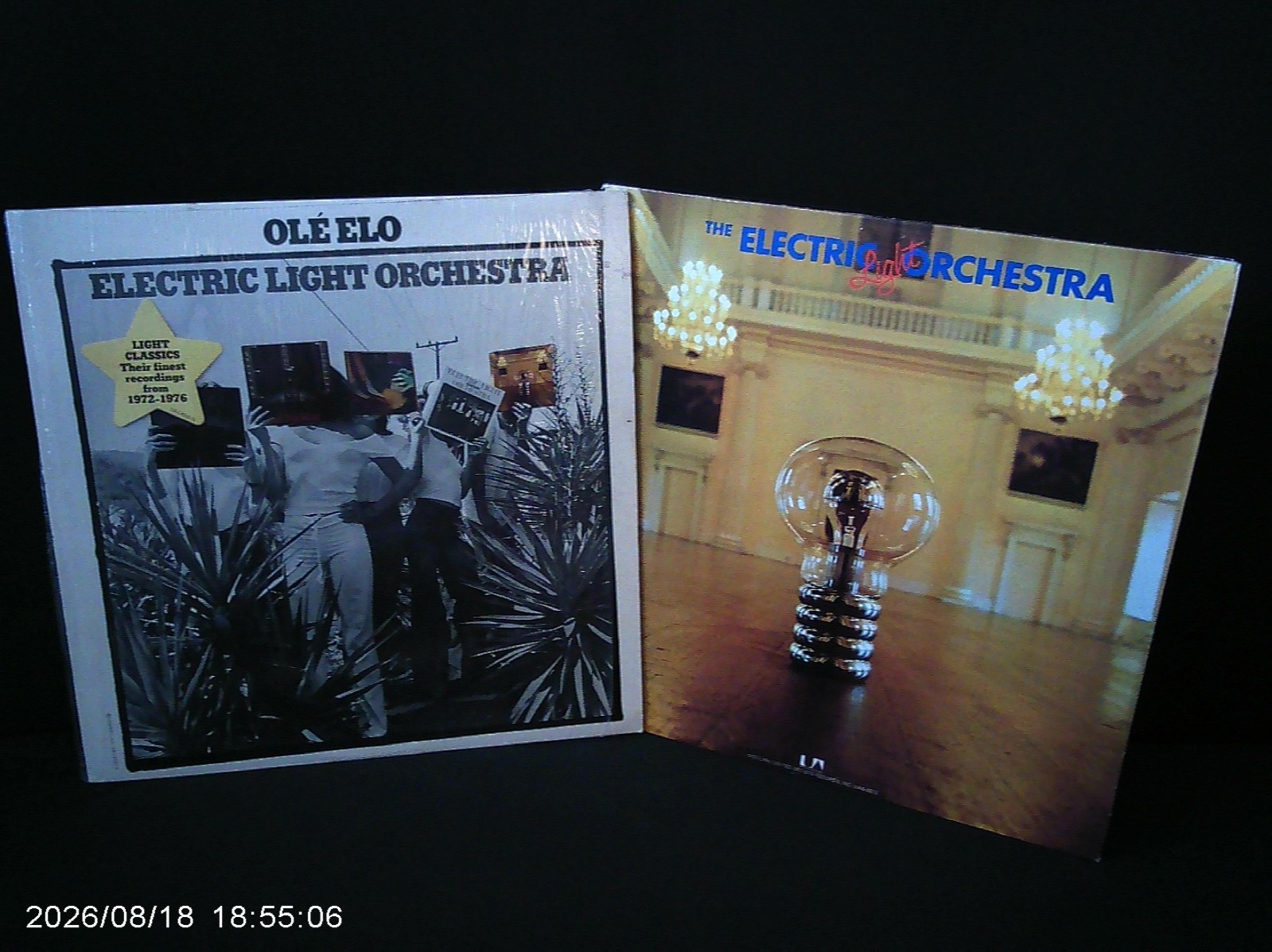 Electric Light Orchestra vinyl LOT x2 OLE ELO 1976 Shrink/Hype + LIGHT 1972 VG+