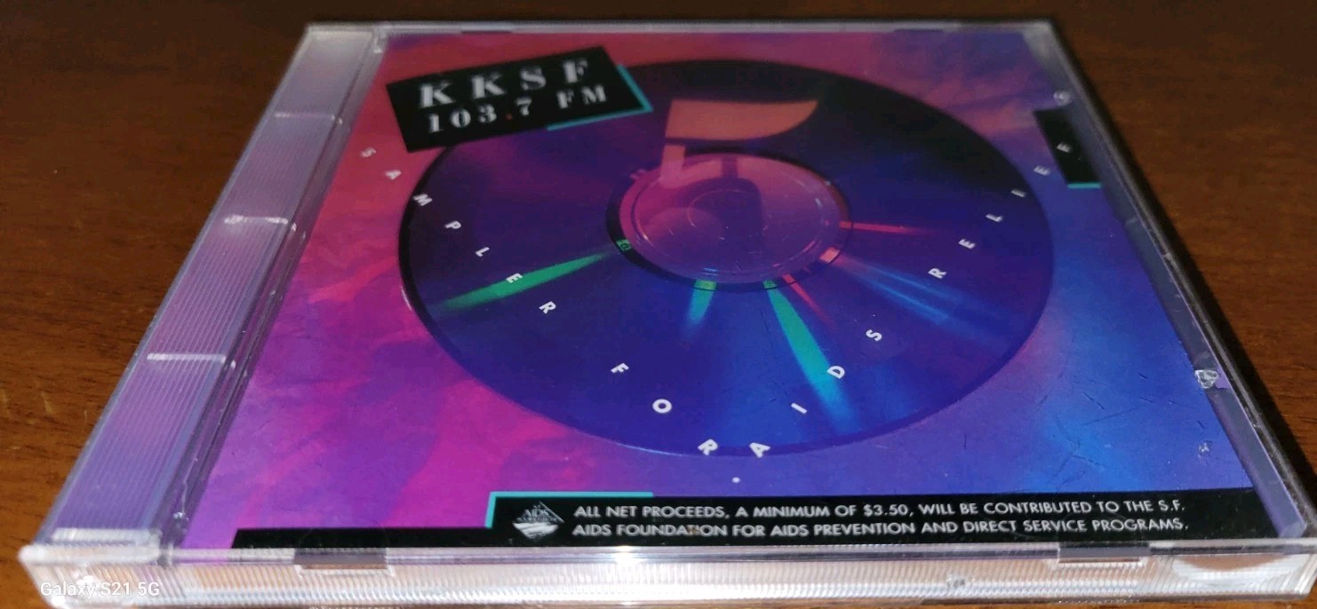 KKSF 103.7 Sampler for Aids Relief 5 Cd.  CDKKSF 18-2 VG+
