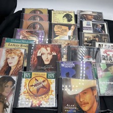 20 COUNTRY CD ALBUMS Lot Old 80s 90s Kenny Rogers Wynonna Alan Jackson Strait picture