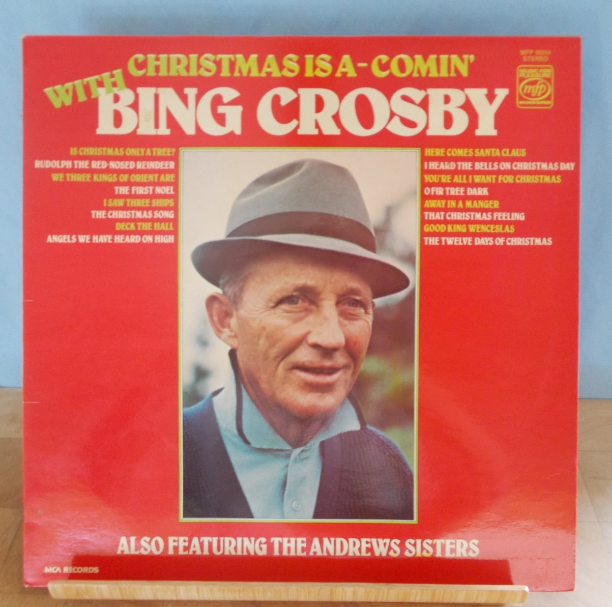 Christmas Is A-Comin\' with Bing Crosby LP Vinyl Album MFP-50314