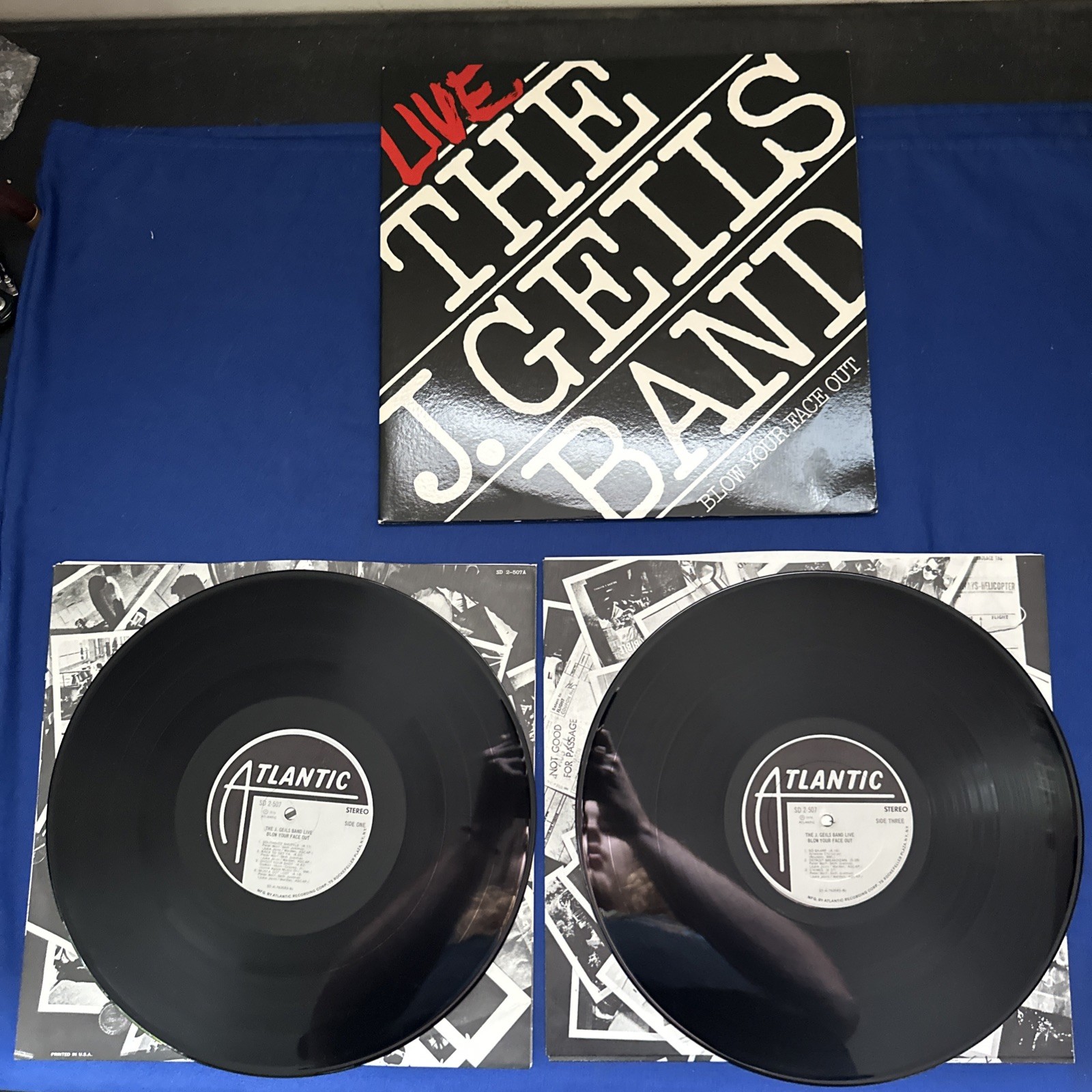 The J. Geils Band Live Blow Your Face Out Vinyl Record, US 1976 Richmond, VG++