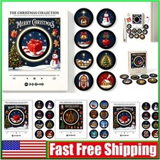 Christmas Vinyl Player Fridge Record NFC Magnetic Music Box Set 2026 picture
