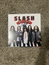 SLASH 4 MYLES KENNEDY SIGNED AUTOGRAPH LITHOGRAPH VINYL LP picture