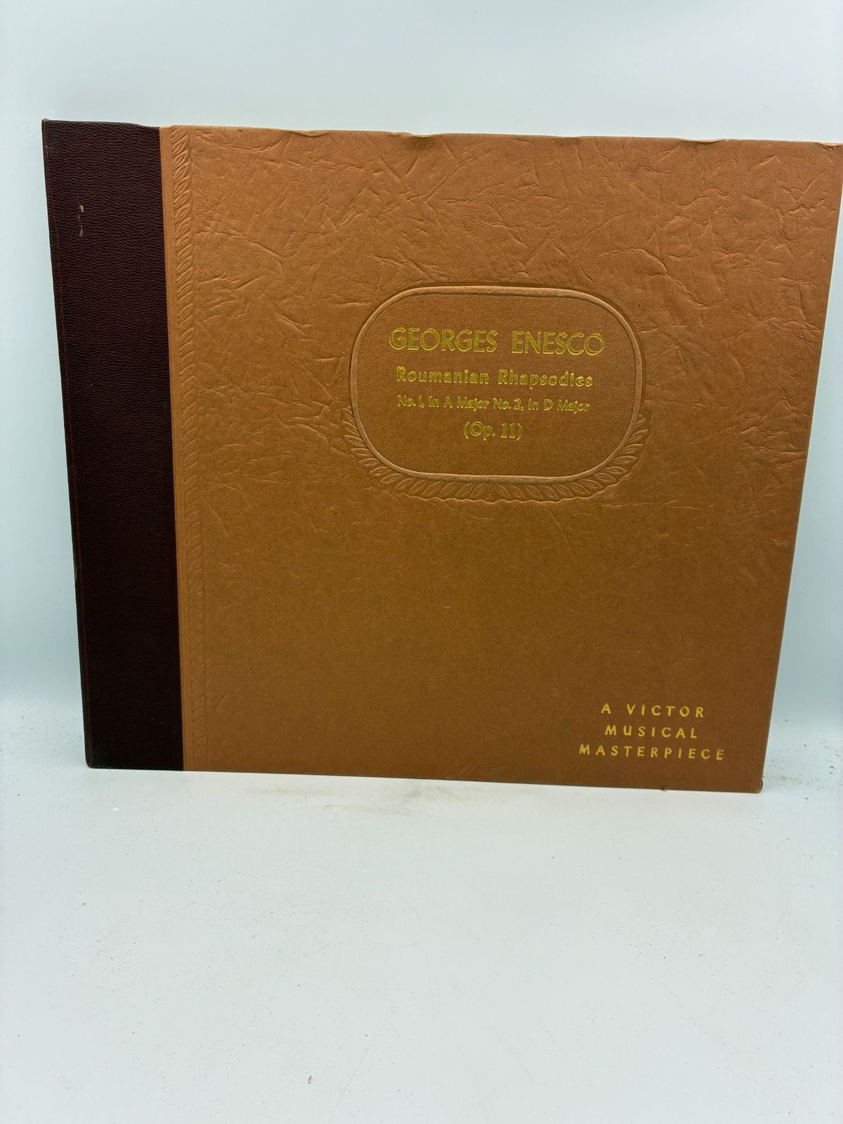 Georges Enesco Romanian Rhapsodies No1 & No 2 Op 11 Victor 78RPM Classical Vinyl