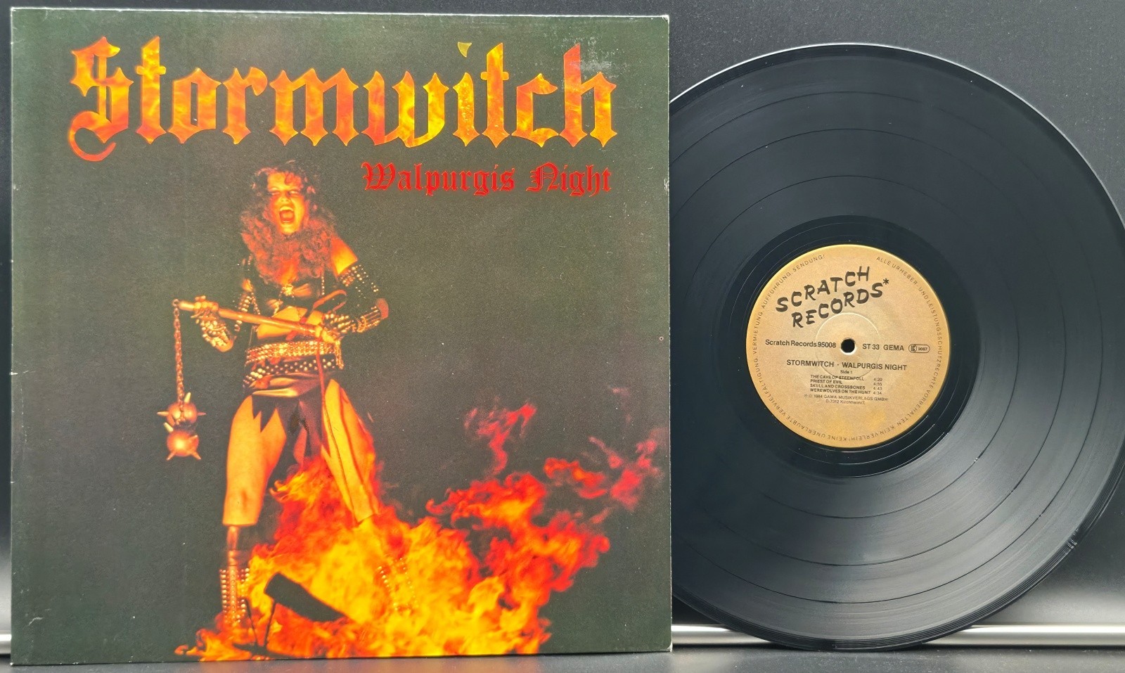 STORMWITCH Walpurgis Night 1984 German Issue LP VG+ Scratch Records 95008 Vinyl