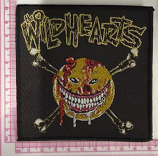 The Wildhearts Smiley Face Woven Sew On Patch Officially Licensed Patch picture