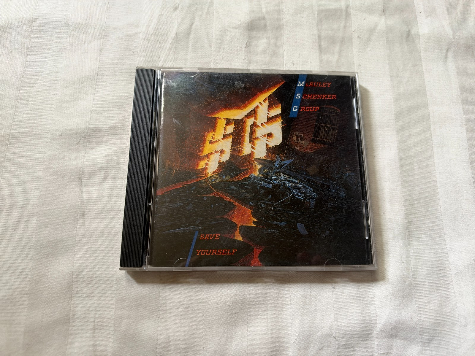 McAuley Schenker Group - Save Yourself CD 1989 Capitol MSG UFO Original OOP RARE