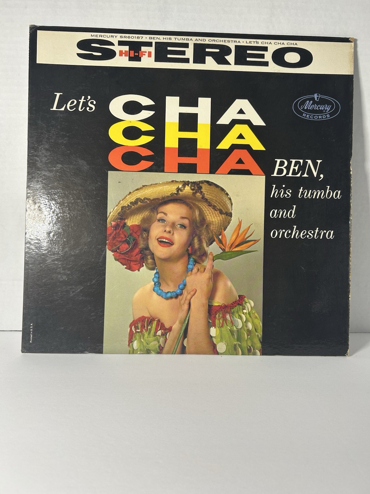 Vtg 1959 Let's Cha Cha Cha LP Stereo Mercury SR60187 Ben His Tumba Cheesecake