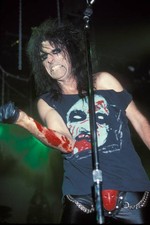 Singer Alice Cooper is shown at a live concert appearance on March- Old Photo 2 picture