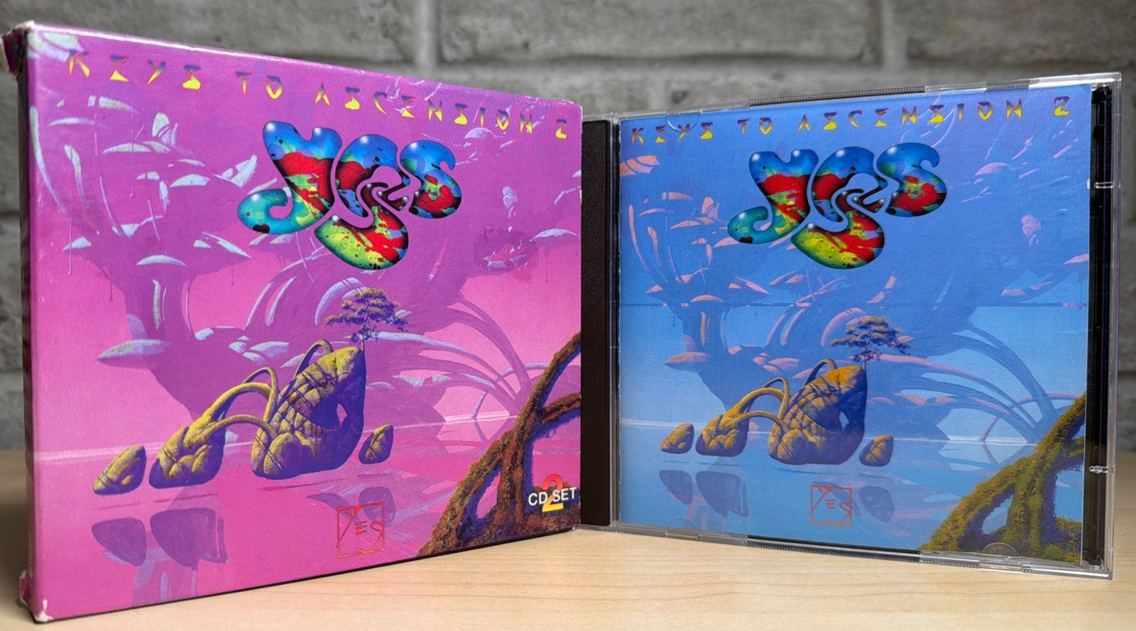 Keys to Ascension 2 by Yes Purple Pyramid  2 CD Set 1997 VGC+