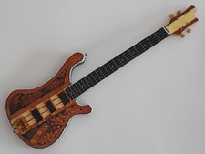 Miniature Bass Guitar Miniature Replica for Display Only picture
