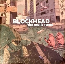Blockhead - The Music Scene (OPAQUE TEAL VINYL) - DOWNTEMPO *SEALED/COLOR* picture
