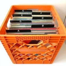 A to Z Black Alphabetical Vinyl Record LP Dividers [D.i.Y KIT] Do-it-yourself picture