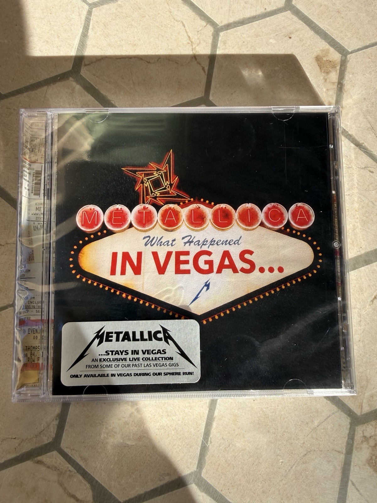 METALLICA SPHERE LAS VEGAS CD LIVE COLLECTION EXCLUSIVE ALBUM SEALED