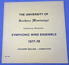 University of Southern Mississippi Symphonic Wind Ensemble 1977-78 Joe Mullins picture