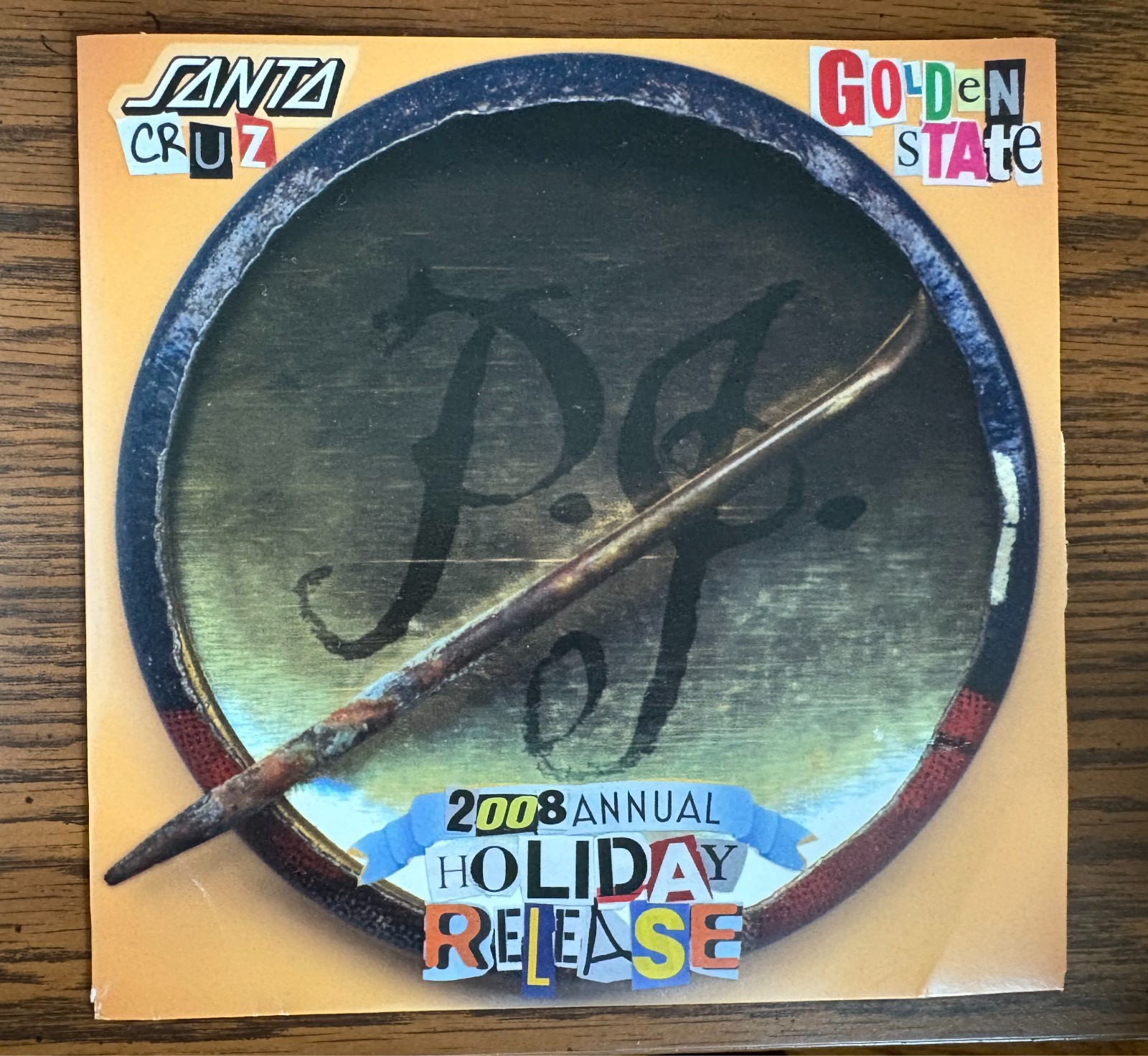 PEARL JAM Ten Club EXCLUSIVE 2008 7” Vinyl Santa Cruz/Golden State