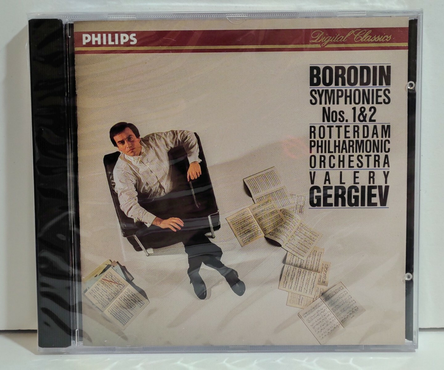 Borodin Symphony No. 1 & 2 Valery Gergiev Philips vintage Silver CD USA 