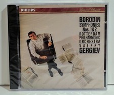 Borodin Symphony No. 1 & 2 Valery Gergiev Philips vintage Silver CD USA  picture