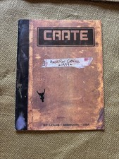 Crate Amplifier Catalog 1999 Original Musical Instruments Brown Black picture