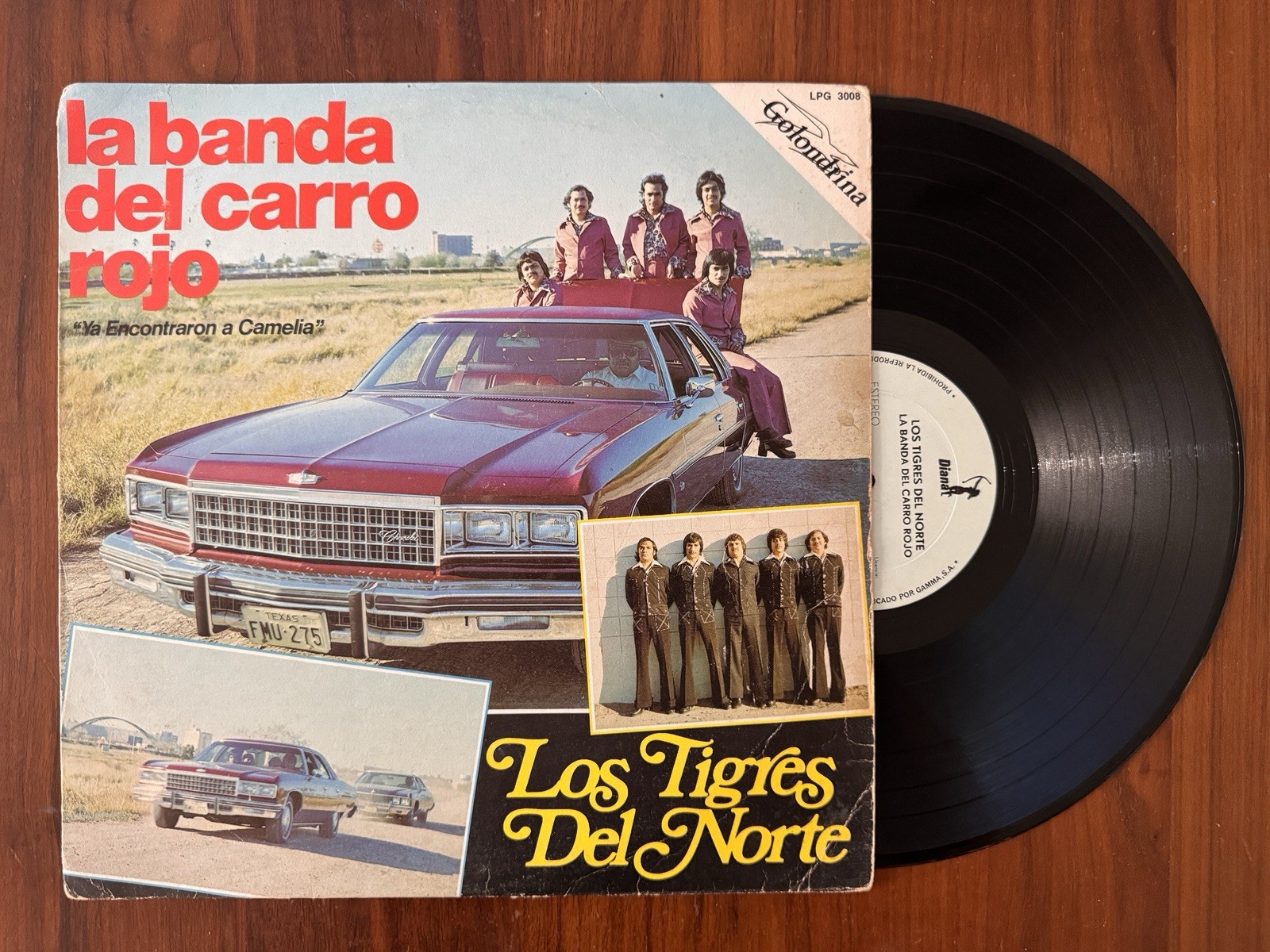 Los Tigres Del Norte - La Banda Del Carro Rojo [LP VINYL] Golondrina Mexico 1976