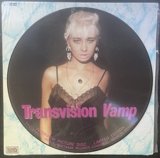 RARE VTG 1988 TRANSVISION VAMP Limited Edition Interview PICTURE DISC Made In UK picture
