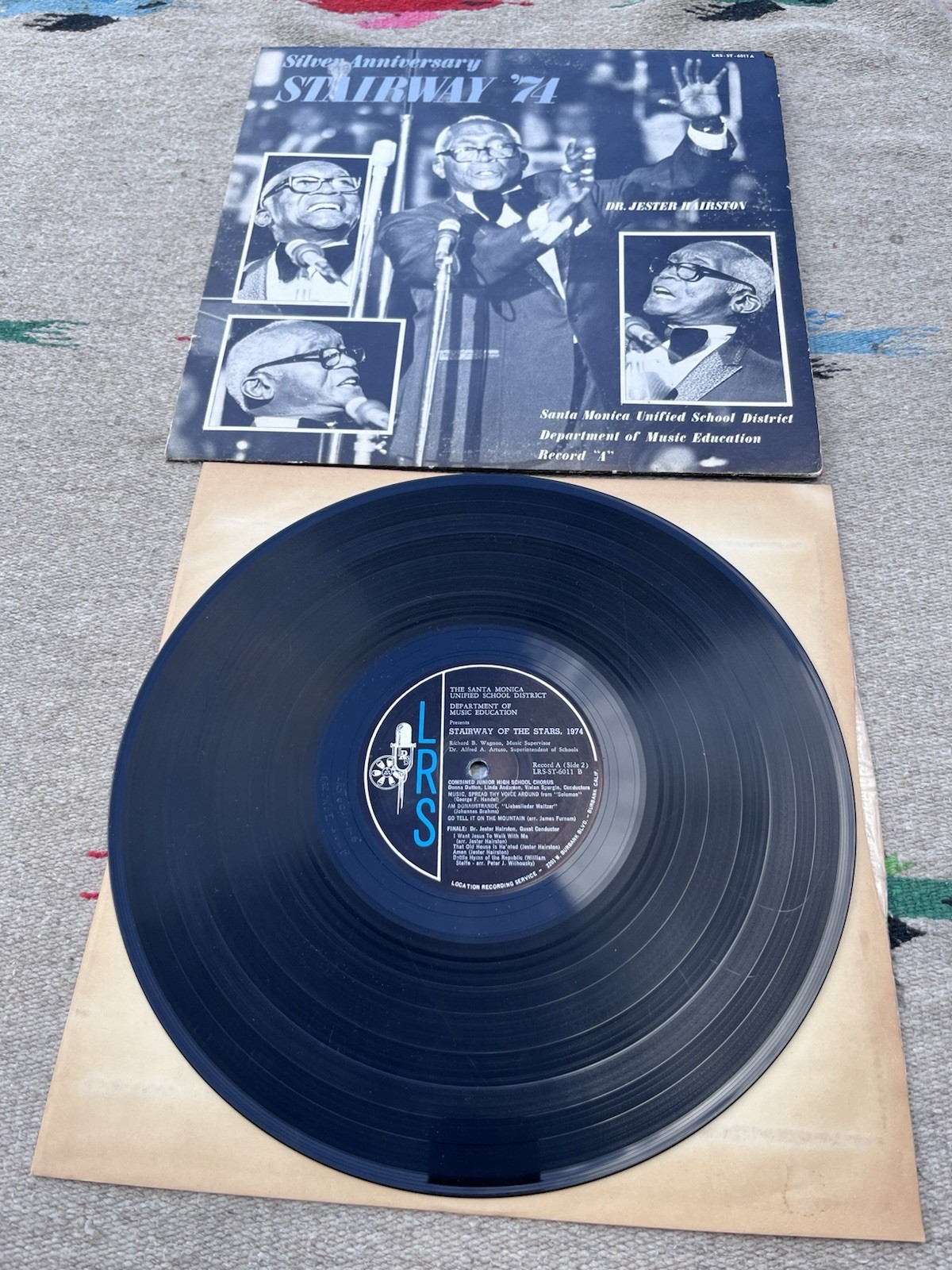 1974 Stairway '74 of The Stars Vinyl Record Santa Monica Silver Anniversary