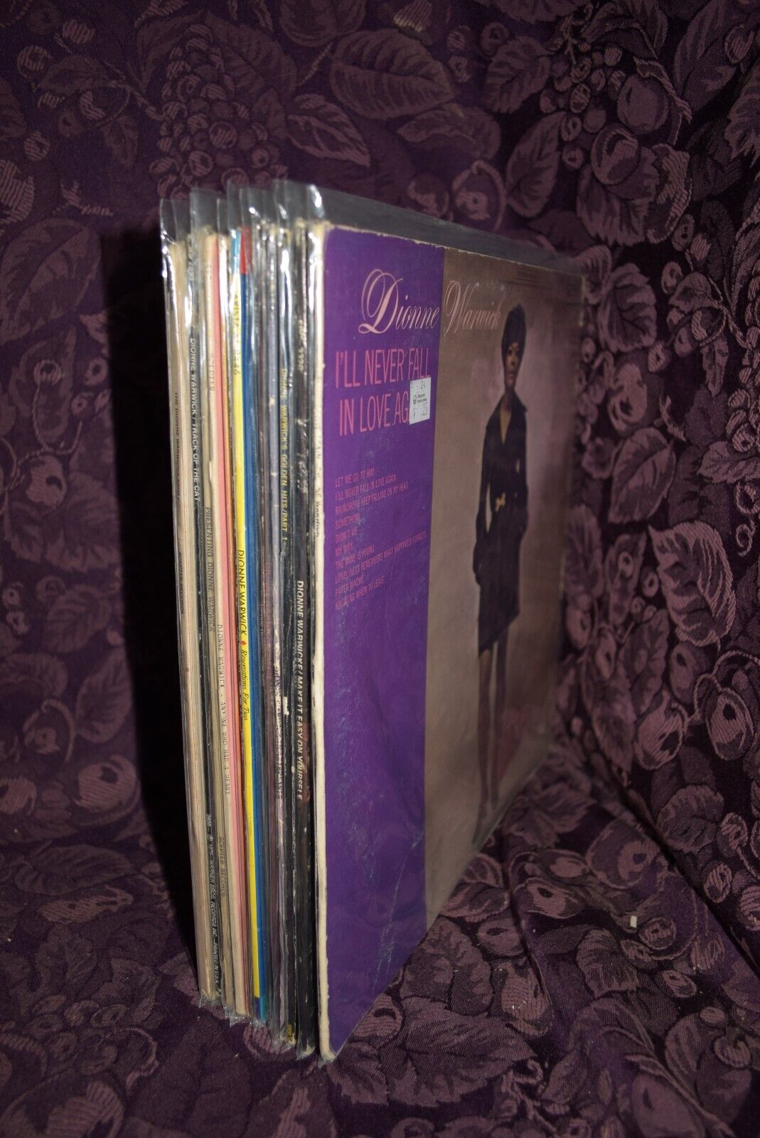 Lot of 12  Dionne Warwick Vinyl LP Heartbreaker Golden Hits Alfie Cole Porter