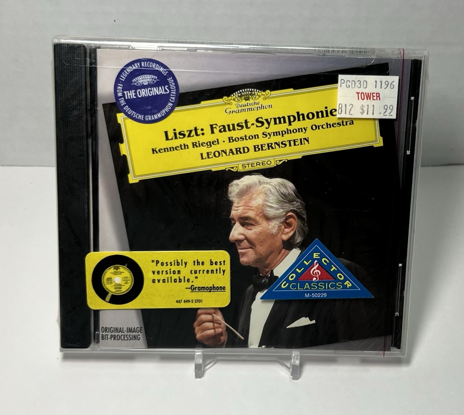 1996 Liszt Faust Symphony Bernstein Boston SO Sealed CD DG Originals
