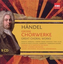 Handel's Choral Works GREAT CHORAL WORKS 9CD m picture