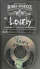 BUBBA SPARXXX Lovely w/ RARE RADIO EDIT & INSTRUMENTAL PROMO DJ CD Single 2001 picture